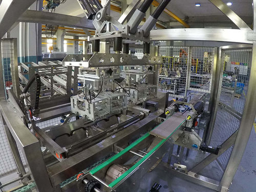 Encaixotadora/embaladora de bandejas horizontal - Technica International - automática / para baldes / para garrafas