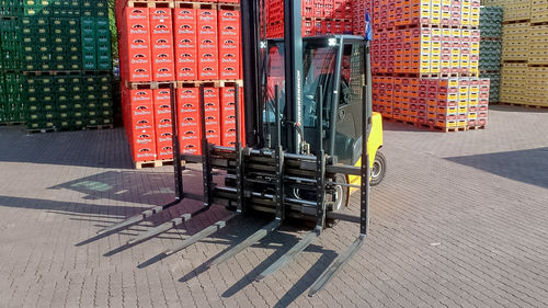 Garfo manipulador múltiplo de paletes ajustável - T429B1-2-3 - KAUP GmbH & Co.KG - para empilhadeira / para caixotes / para a manipulação de palete