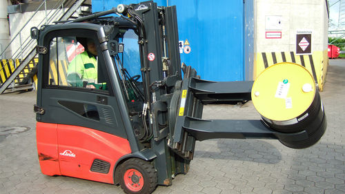 Garra de manipulação para tambores - T455-1 - KAUP GmbH & Co.KG - para empilhadeira / de transporte