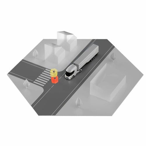 Sistema de câmera de assistência à viragem - TURN DETECT® 4.0 - LUIS Technology GmbH - acústico / industrial / para veículos