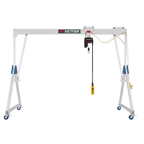 Guindaste de pórtico móvel - ALU-PK - VETTER Krantechnik GmbH - para oficina / univiga / elétrico