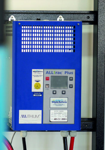Carregador de bateria para instalação na parede - Allgäu Batterie GmbH & Co. KG - íon de lítio / ISO / automático