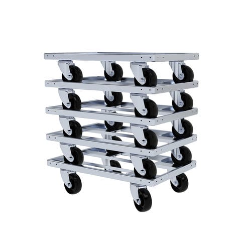 Carro tartaruga porta recipientes - rolldolly® - FEIL rolltainer GmbH - metálico / para transporte