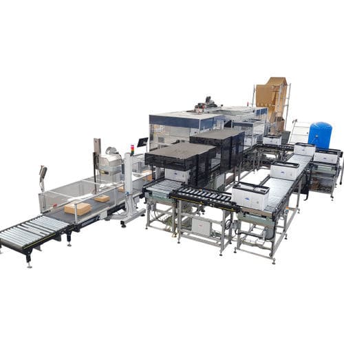 Linha de embalagem industrial - Genesys - CMC Packaging Automation - para encomendas / de caixas de papelão / transportadora