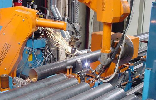 Linha de produção de tubos - Fire Protection Solutions Group - automática / robótica