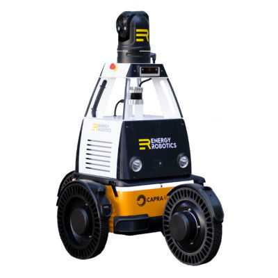 Robô de inspeção para subestação elétrica - Capra Robotics ApS - com rodas