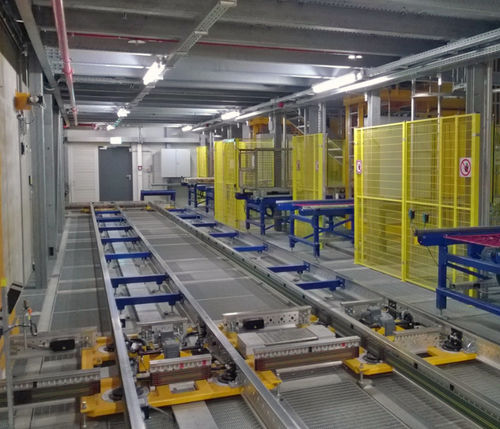 Trilho transportador - PENTANOVA CS GmbH - em aço / de roletes