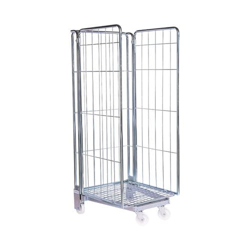Container aramado com rodas multiusos - PAGPF00A0935 - Logistica Paggiola Srl - encaixável / de tela metálica