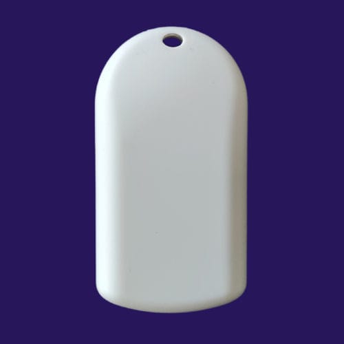 Caixa de montagem portátil - Keyfob Tag BLE - BlueUp Srl - porta-chaves / em material plástico / médico-hospitalar