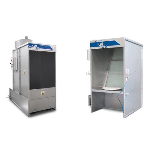 Cabine de pintura fechada - VA / CS - D.B.M. TECNOLOGIE SRL - para peças de reposição / ATEX