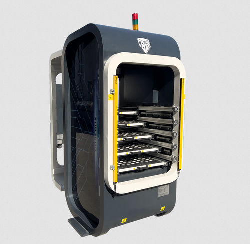 Armazém automático vertical - CubeBOX - Tezmaksan Robot Technologies - para peças pequenas