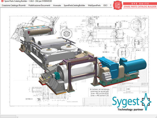 Software de gestão - Spare Parts Catalog Builder - SYGEST SRL - de qualidade / de CAD / de criação