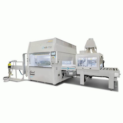 Máquina de pulverização fixa - KR BM CEVVAL - Karabudak Mühendislik Makine İmalat Sanayi Ltd. Şti - de tinta / eletropneumática / automática