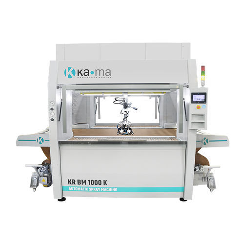 Máquina de pulverização fixa - KR BM 1000 K - Karabudak Mühendislik Makine İmalat Sanayi Ltd. Şti - de tinta / eletropneumática / automática