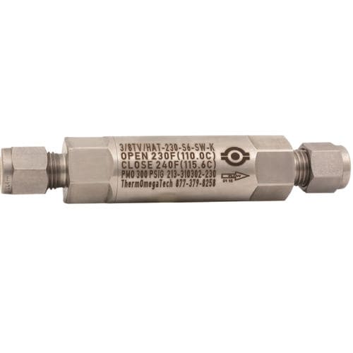 Válvula termostática de controle de temperatura - TV/HAT - SOCLEMA - em aço inoxidável / para ar condicionado / para gás