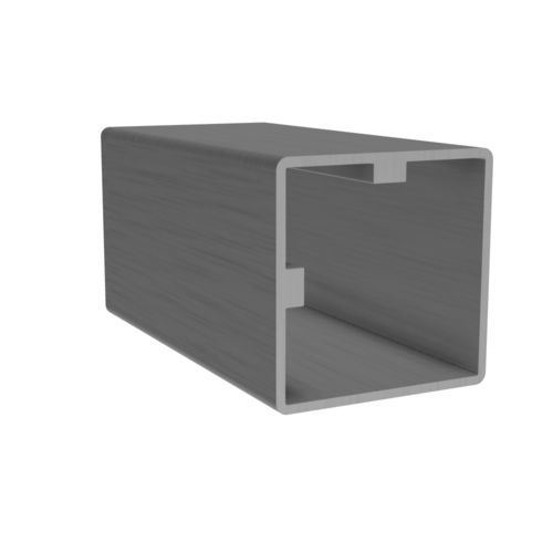 Perfil em alumínio anodizado - B1500 - trimat srl - quadrado / tubular / extrudado