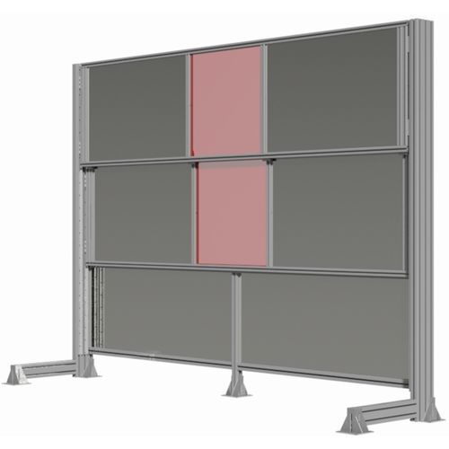 Proteção telescópica para centro de usinagem - 511051 - trimat srl - por medida / vertical