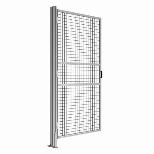 Porta com dobradiças - 5414 series - trimat srl - de alumínio / em aço galvanizado / para ambiente interno