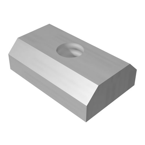 Porca de travamento com cunha - F2425 - trimat srl - em aço galvanizado / com rosca / para montagem de perfis