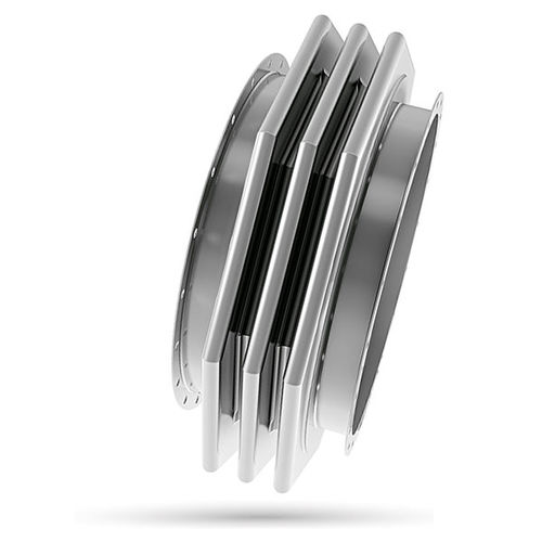 Junta de expansão metálica - BM-HW - BIKAR - redonda / flangeada / axial