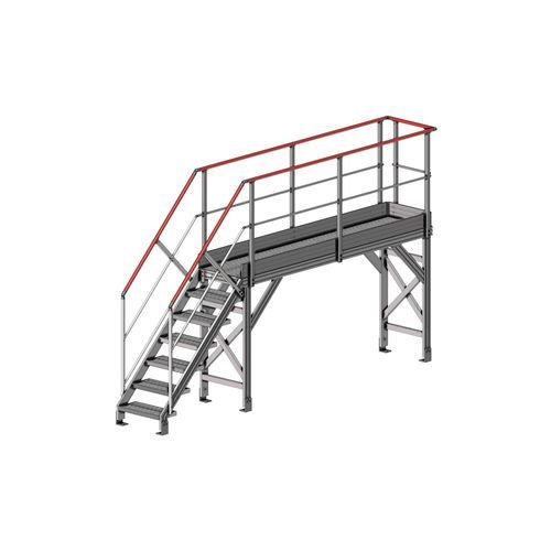 Passarela de acesso em alumínio - F80115000 series - FORTAL