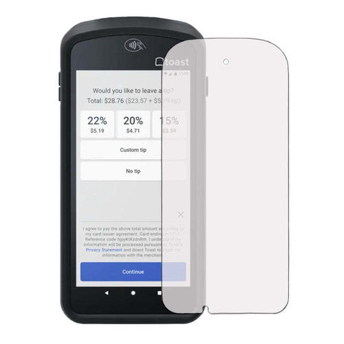 Vidro de proteção em vidro - Toast Go 2 tempered glass - AgozTech LLC - em polímero / de silicone / para aplicações industriais