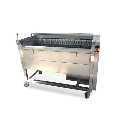 Descascadora de legumes - XQPJ series - Bokang Machinery - de rolos / automática / com escova