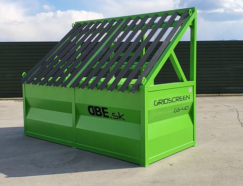 Peneira para construção civil - GS-40 - dbe.sk - móvel / para produtos a granel / compacta