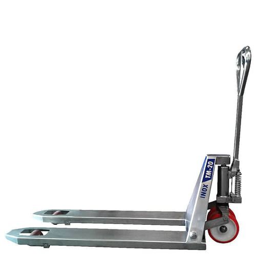 Transpaleteira manual - BADA TM-20S/T - BADA MATERIAL HANDLING - hidráulica / com operador a pé / para a indústria alimentícia