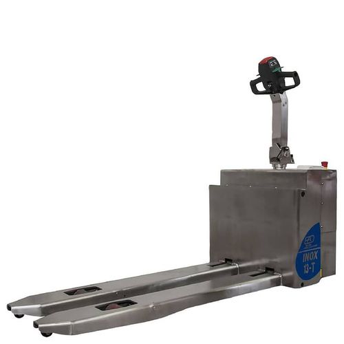 Transpaleteira elétrica - BADA 13-T - BADA MATERIAL HANDLING - com operador a pé / 12 V / de movimentação