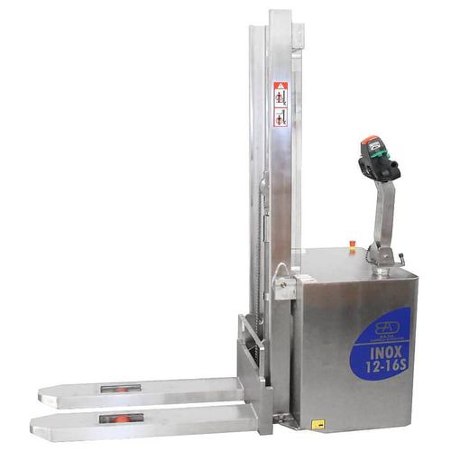 Empilhadeira patolada a bateria - BADA 12 - BADA MATERIAL HANDLING - com operador a pé / 24 V / de transporte