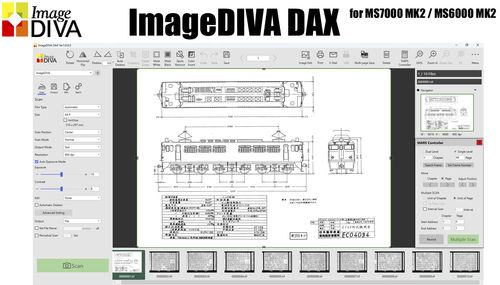 Software para scanner - ImageDIVA DAX - Kyokko Seiko Co., Ltd - de visualização / de aquisição de imagens / de imagens digitais