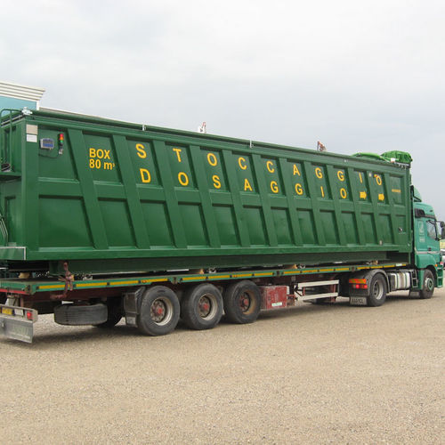 Tanque para resíduos - adamoli - para biomassa / para caminhão / transportável