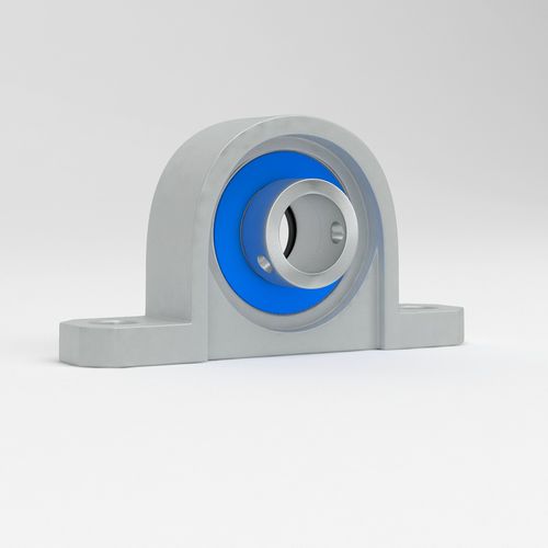 Mancal de placa - SKP series - NHK Group ApS - em aço inoxidável / em material plástico / em NBR