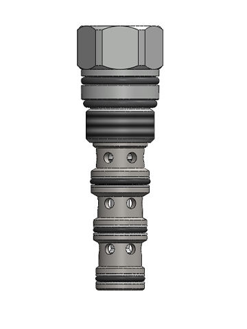 Válvula direcional hidráulica spool - PD10-2340 - Hydrabase - de ação indireta / de 3 vias / compacta