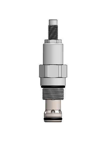 Válvula de alívio compacta - RV12-S6 - Hydrabase - de roscar / de ação indireta / hidráulica