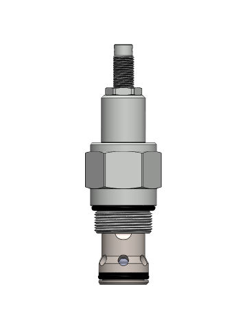 Válvula de alívio compacta - RV16-S6 - Hydrabase - de roscar / de ação indireta / hidráulica
