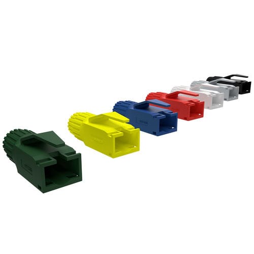 Tampa de acabamento sem rosca - RUGGEDBoot - AIXONTEC - retangular / em policarbonato / para conector elétrico