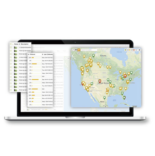 Software de gestão - CCN - Ecubelabs - de monitoramento / de controle / para gestão de resíduos