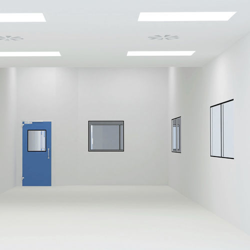 Painel sanduíche alveolar - CLEAN ROOM DESIGN d.o.o. - núcleo de lã mineral / face em alumínio / para parede