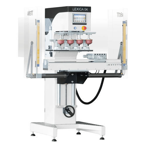 Máquina tampográfica de 5 cores - LEXICA 04 - ASERT SRL - de tinteiro selado / semiautomática / de 2 cores