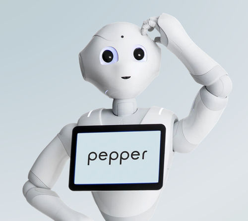 Robô de recepção autônomo - Pepper - United Robotics Group GmbH - móvel / com touch screen