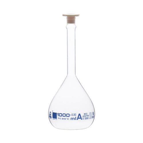 Frasco Erlenmeyer - CH0445G - EISCO Electronic Instrumentation - com indicador de nível / em vidro / para laboratório