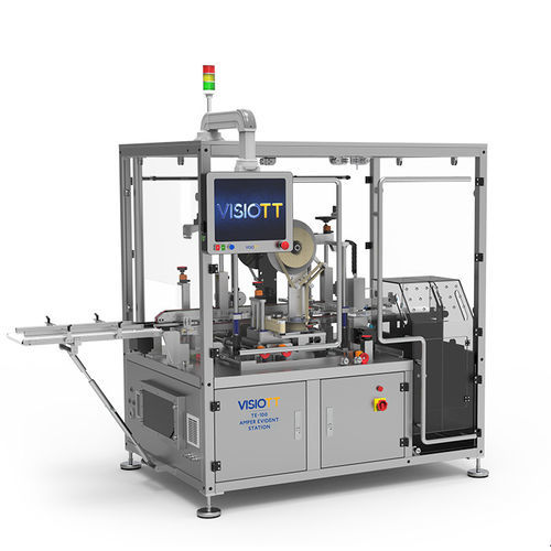 Rotuladora infalsificável - TE-100 - VISIOTT Teknoloji San. Ve Tic. Ltd. Sti. - automática / para a indústria farmacêutica / de alta velocidade