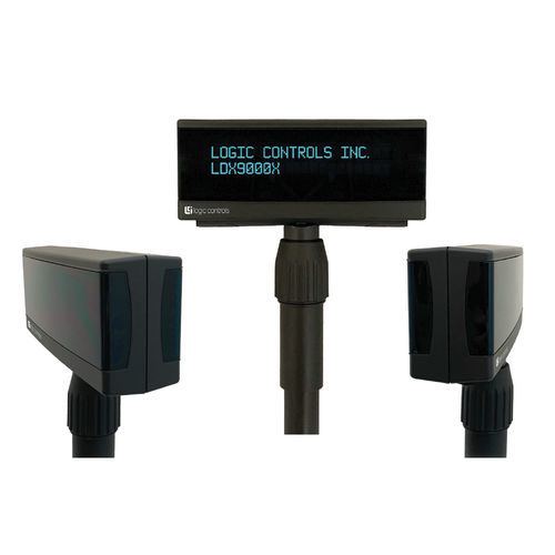 Display fluorescente - LDX9000   - Logic Controls - de 2 linhas / de elevado contraste / com dupla face