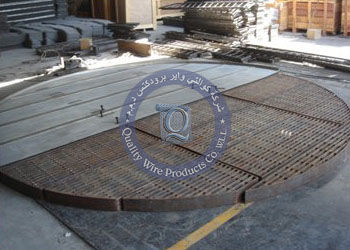 Peneira de tela metálica de seção trapezoidal em forma de V - Quality Wire Products WLL - de fenda