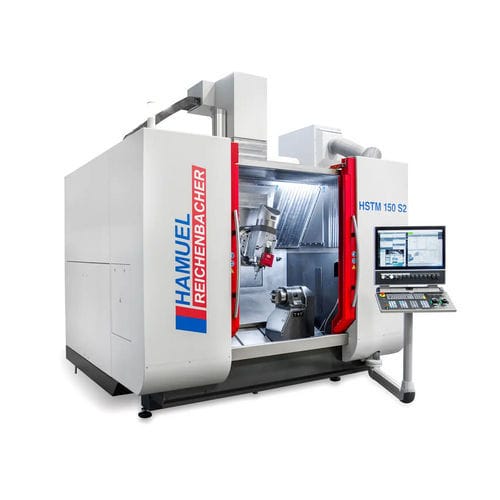 Centro de usinagem CNC para pás de turbinas - HSTM 150 S2 - Reichenbacher Hamuel Group - de 5 eixos / com fuso rotativo / 30 ferramentas