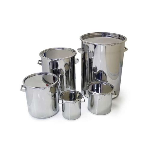 Barril em aço inoxidável - HPN0 series - Hanningfield Process Systems Ltd. - com pegas / com tampa / com ganchos