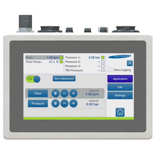 Monitor LCD - PuraLev LCO-i100 - Aseptic Group SAS - com tela sensível ao toque / de parede / personalizável