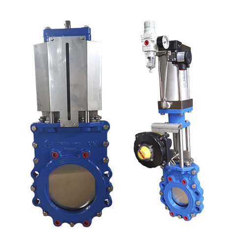 Válvula de guilhotina - 0KGV49X1-10Q series - WuXi BETTA Fluid Control Co., Ltd. - de alavanca / com volante / pneumática